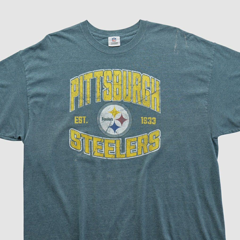 Pittsburgh Steelers NFL 2010s T-shirt Teal Vintage - Fanatics