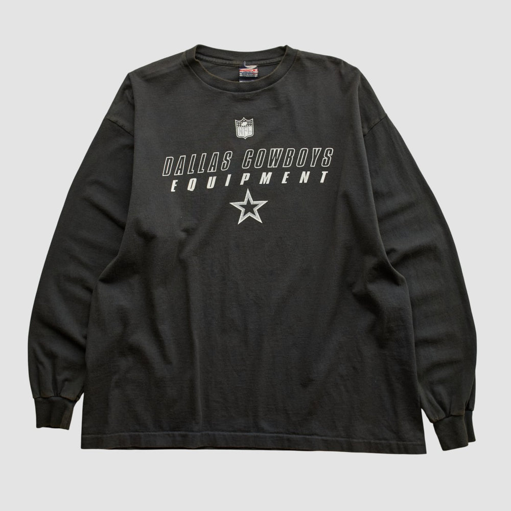 Dallas Cowboys 2000s Long Sleeve T-shirt Black Vintage - Fanatics