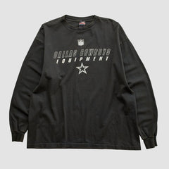 Dallas Cowboys 2000s Long Sleeve T-shirt Black Vintage - Fanatics