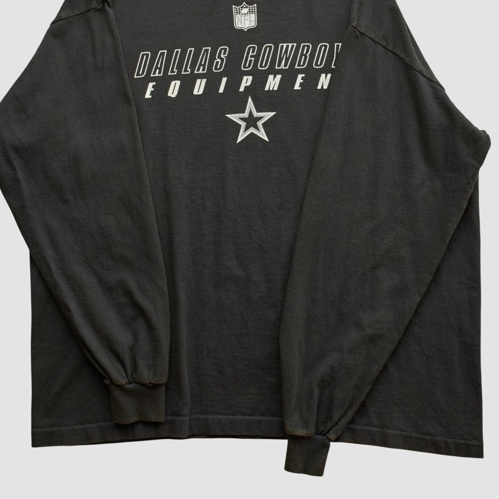 Dallas Cowboys 2000s Long Sleeve T-shirt Black Vintage - Fanatics