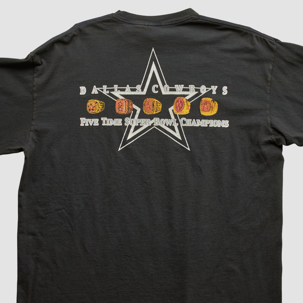 Dallas Cowboys 2000s Long Sleeve T-shirt Black Vintage - Fanatics