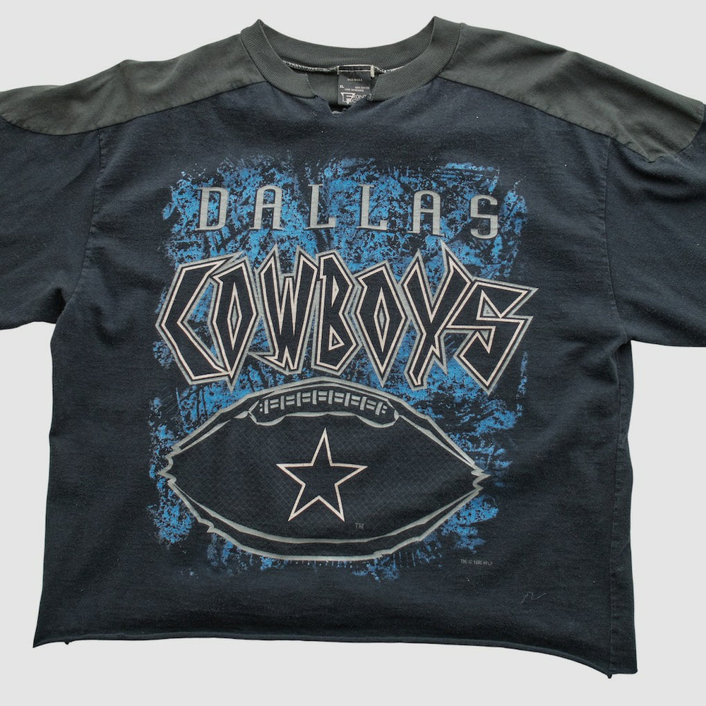 Dallas Cowboys Front Row 1995 T-shirt Black Vintage - Fanatics