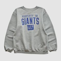New York Giants Reebok 2000s Pullover Sweatshirt Heather Gray Vintage - Fanatics