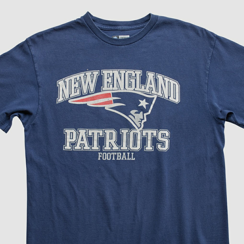 New England Patriots NFL 2000s T-shirt Navy Vintage - Fanatics