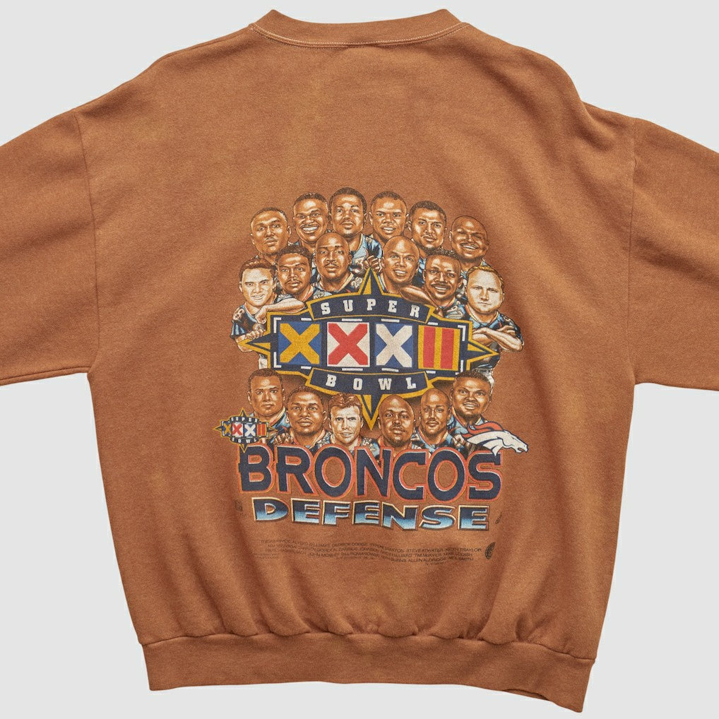 Denver Broncos Delta 1998 Pullover Sweatshirt Clay Vintage - Fanatics