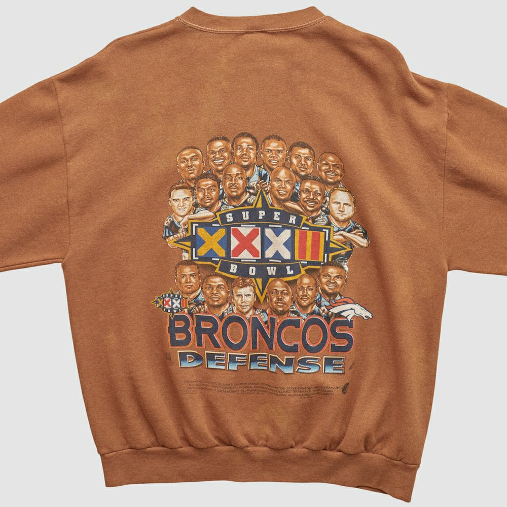 Denver Broncos Delta 1998 Pullover Sweatshirt Clay Vintage - Fanatics