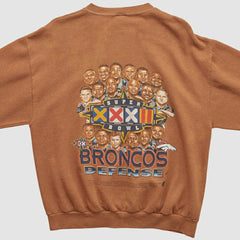 Denver Broncos Delta 1998 Pullover Sweatshirt Clay Vintage - Fanatics