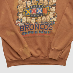 Denver Broncos Delta 1998 Pullover Sweatshirt Clay Vintage - Fanatics