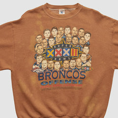 Denver Broncos Delta 1998 Pullover Sweatshirt Clay Vintage - Fanatics