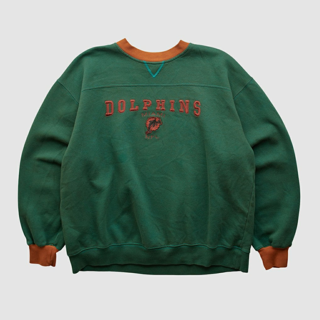 Miami Dolphins NFL 2000s Pullover Sweatshirt Teal Vintage - Fanatics