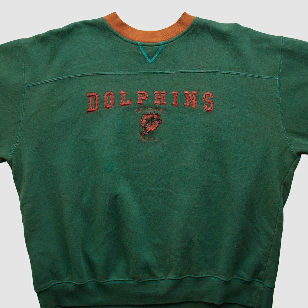 Miami Dolphins NFL 2000s Pullover Sweatshirt Teal Vintage - Fanatics