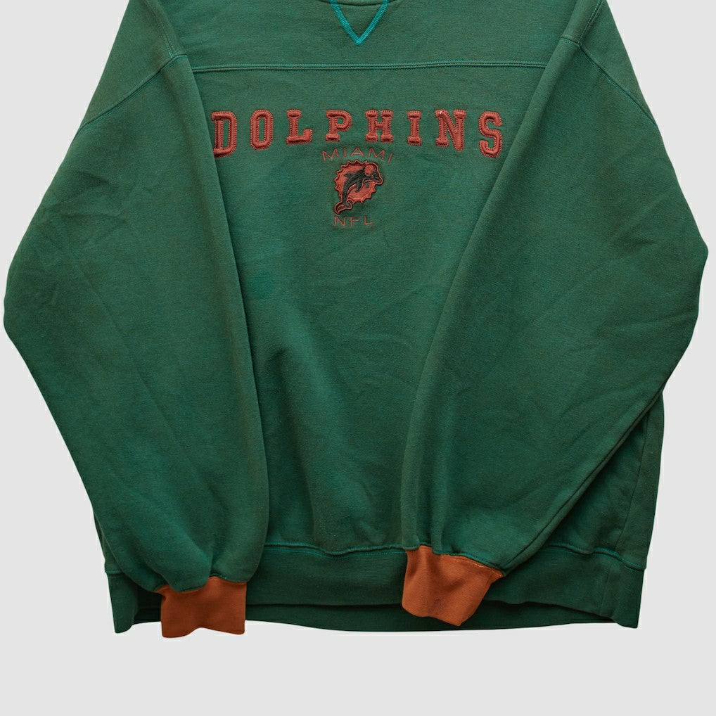 Miami Dolphins NFL 2000s Pullover Sweatshirt Teal Vintage - Fanatics