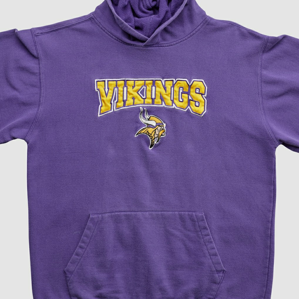 Minnesota Vikings NFL 2000s Hooded Pullover Sweatshirt Purple Vintage - Fanatics
