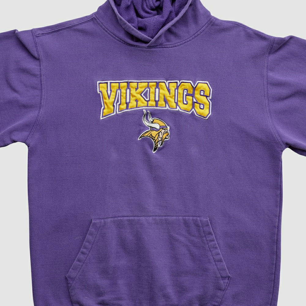Minnesota Vikings NFL 2000s Hooded Pullover Sweatshirt Purple Vintage - Fanatics