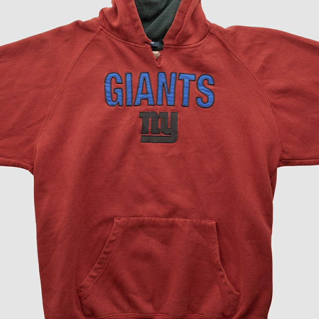 New York Giants Reebok 2000s Hooded Pullover Sweatshirt Red Vintage - Fanatics