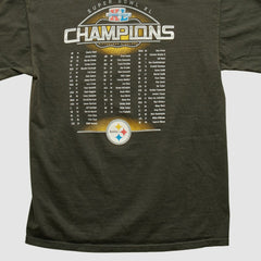 Pittsburgh Steelers Reebok 2006 T-shirt Charcoal Vintage - Fanatics