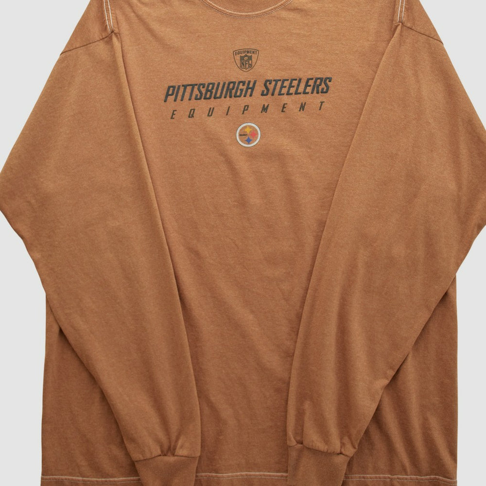 Pittsburgh Steelers Reebok 2000s Long Sleeve T-shirt Clay Vintage - Fanatics