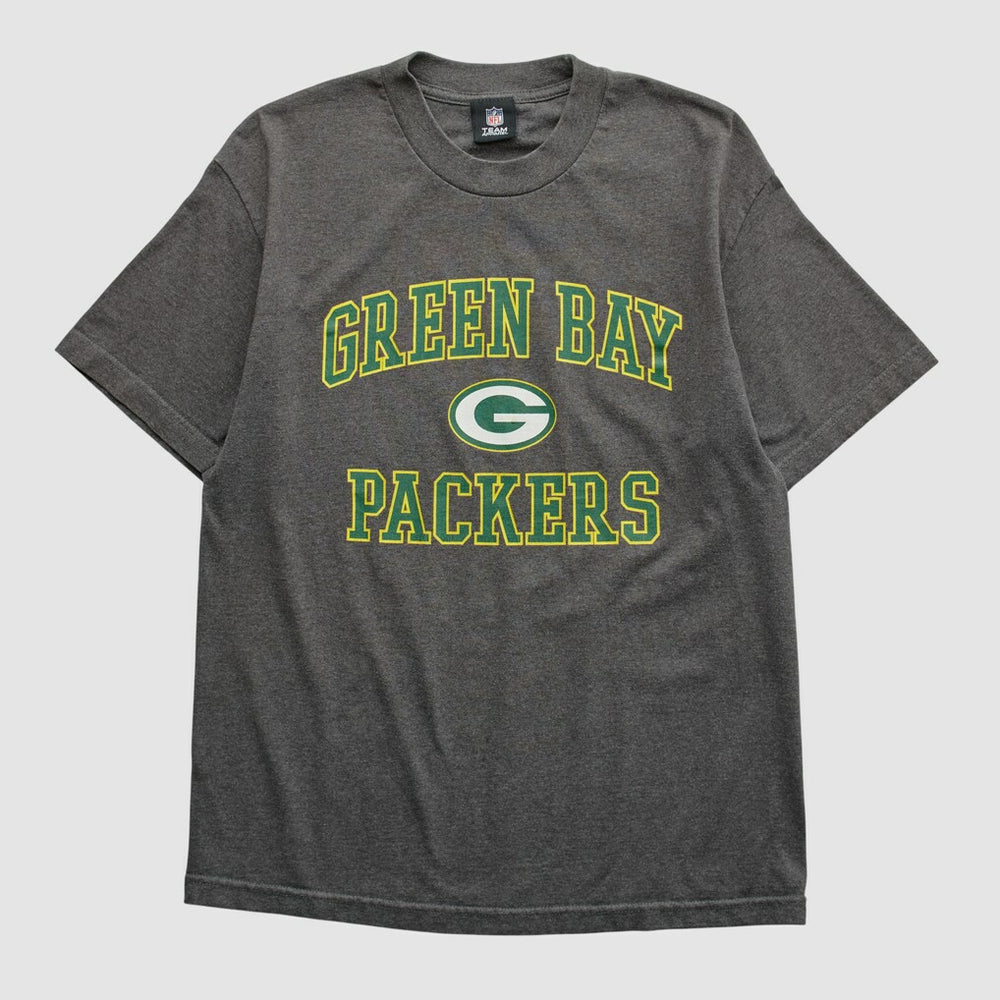 Green Bay Packers NFL 2010s T-shirt Dark Heather Gray Vintage - Fanatics