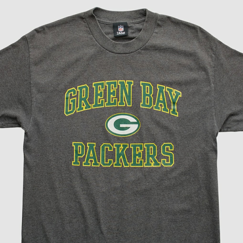 Green Bay Packers NFL 2010s T-shirt Dark Heather Gray Vintage - Fanatics
