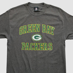 Green Bay Packers NFL 2010s T-shirt Dark Heather Gray Vintage - Fanatics