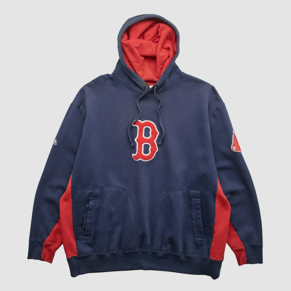 Boston Red Sox Majestic 2000s Hooded Pullover Sweatshirt Clearance