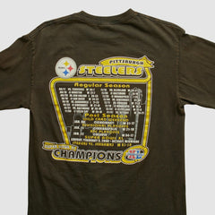 Pittsburgh Steelers Alstyle 2006 Long Sleeve T-shirt Brown Vintage - Fanatics
