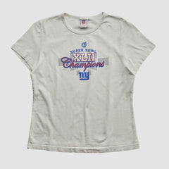 Super Bowl XLII NFL 2008 T-shirt White Vintage - Fanatics