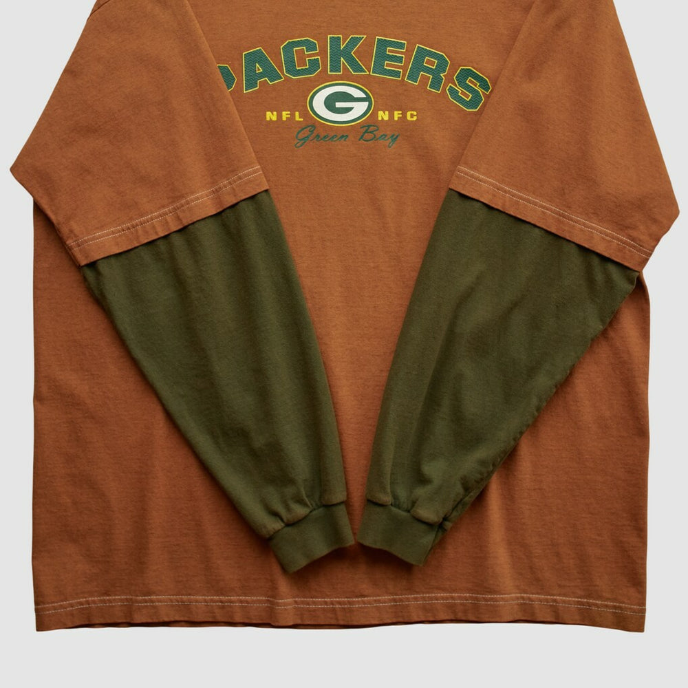 Green Bay Packers NFL 2000s Long Sleeve T-shirt Clay Vintage - Fanatics