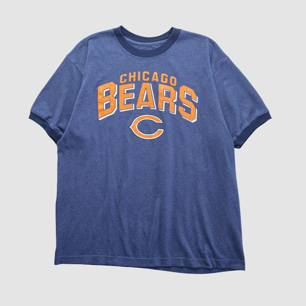 Chicago Bears Reebok 2000s T-shirt Blue Vintage - Fanatics