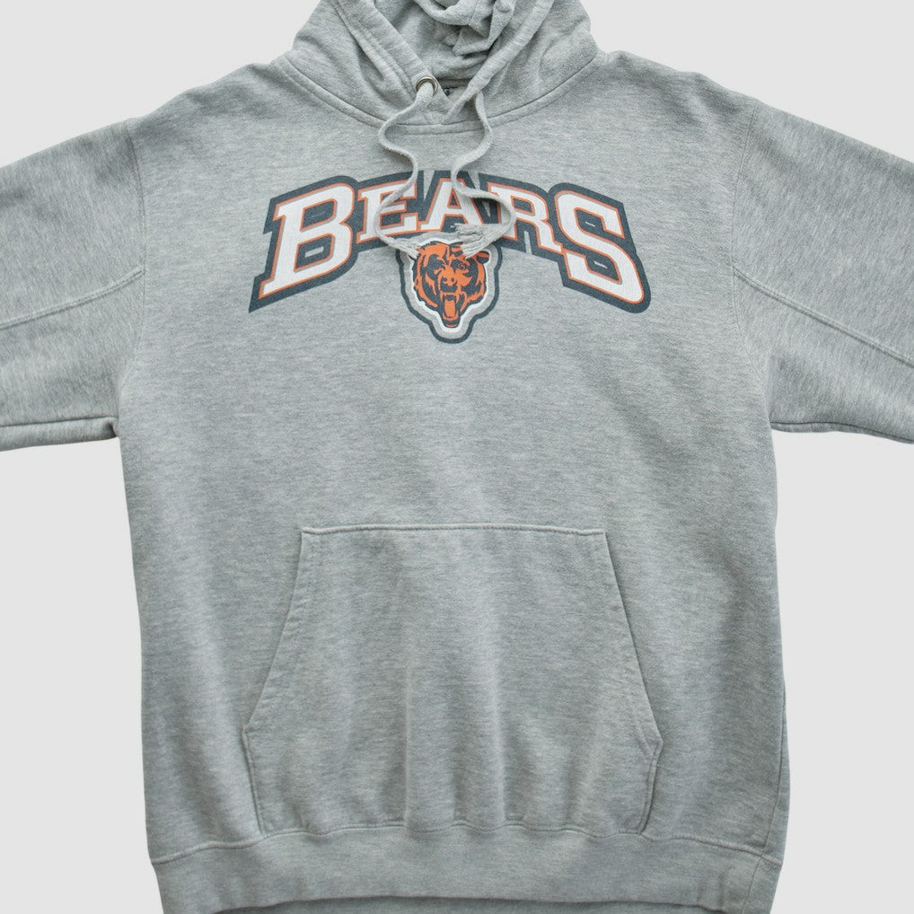 Chicago Bears 2010s Hooded Pullover Sweatshirt Heather Gray Vintage - Fanatics