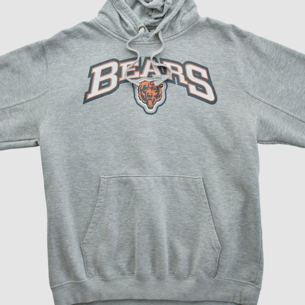 Chicago Bears 2010s Hooded Pullover Sweatshirt Heather Gray Vintage - Fanatics