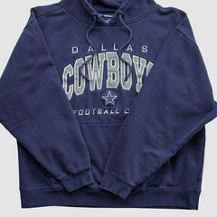 Dallas Cowboys 2010s Hooded Pullover Sweatshirt Navy Vintage - Fanatics