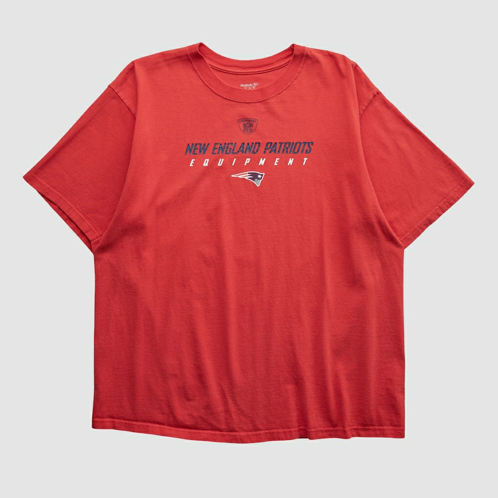 New England Patriots Reebok 2000s T-shirt Red Vintage - Fanatics