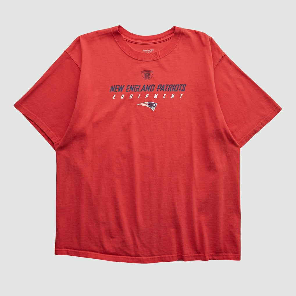 New England Patriots Reebok 2000s T-shirt Red Vintage - Fanatics