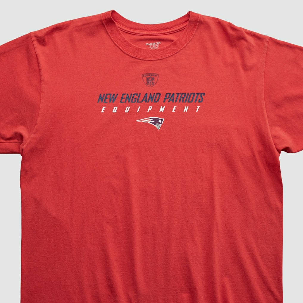 New England Patriots Reebok 2000s T-shirt Red Vintage - Fanatics