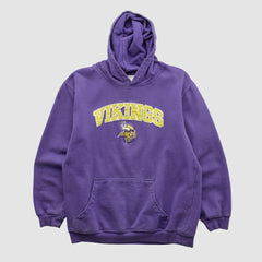 Minnesota Vikings NFL 2000s Hooded Pullover Sweatshirt Purple Vintage - Fanatics