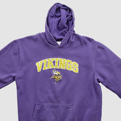 Minnesota Vikings NFL 2000s Hooded Pullover Sweatshirt Purple Vintage - Fanatics