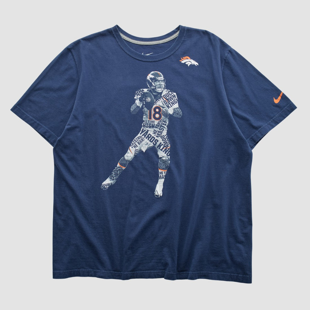 Denver Broncos 2010s T-shirt Navy Vintage - Fanatics