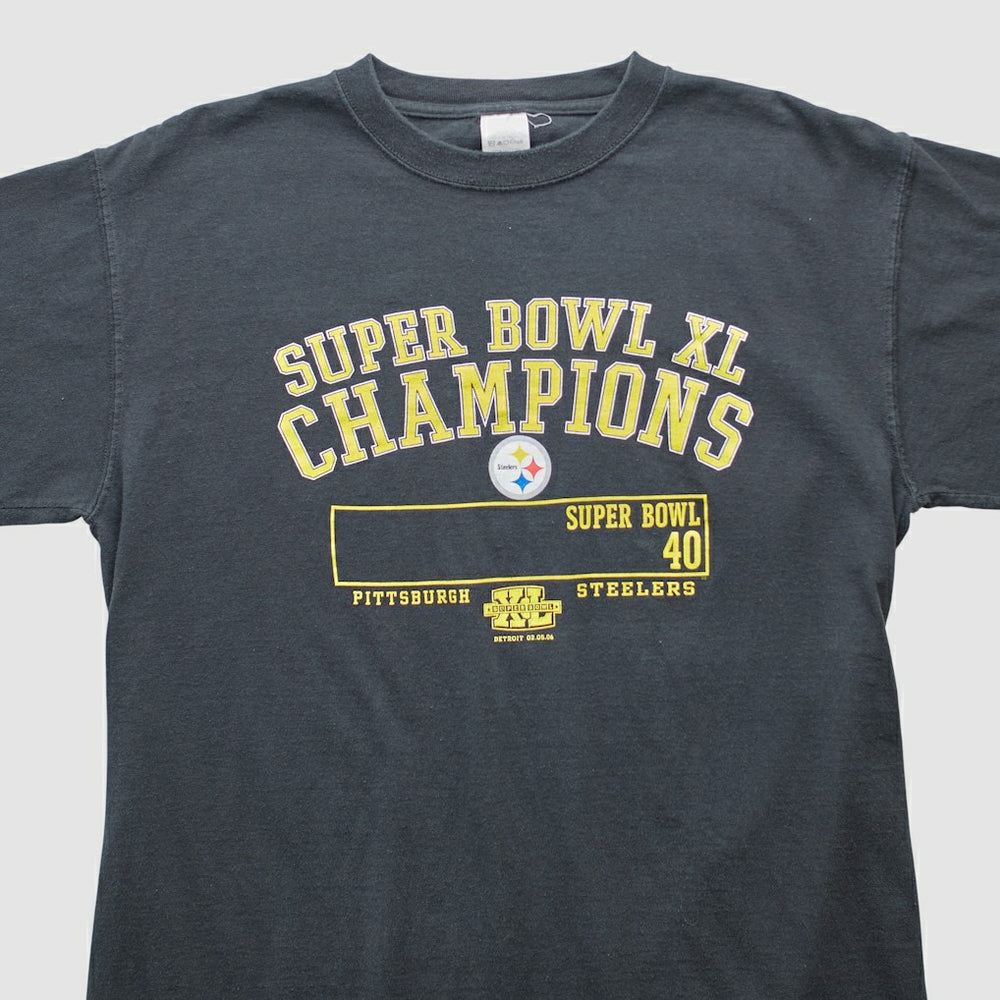 Pittsburgh Steelers 2006 T-shirt Black Vintage - Fanatics