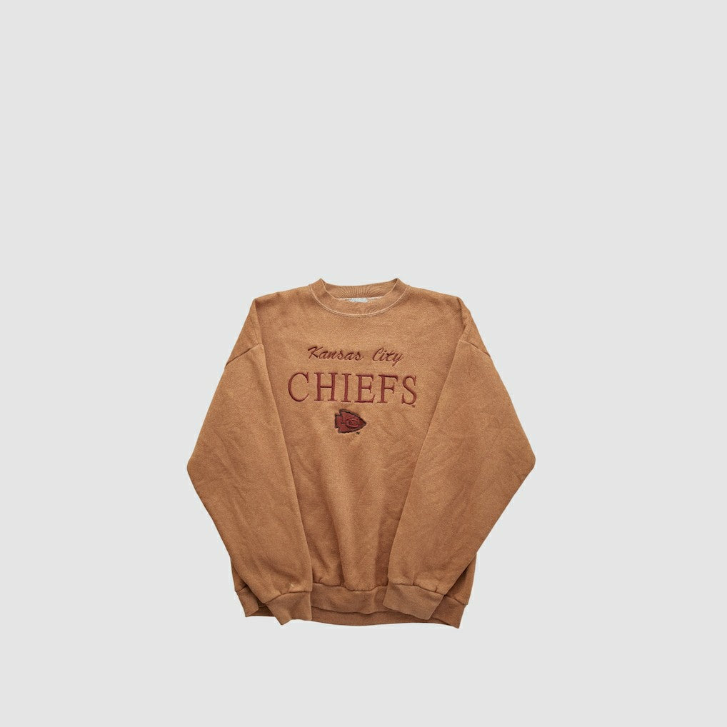 Kansas City Chiefs Logo 7 90s Pullover Sweatshirt Clay Vintage - Fanatics