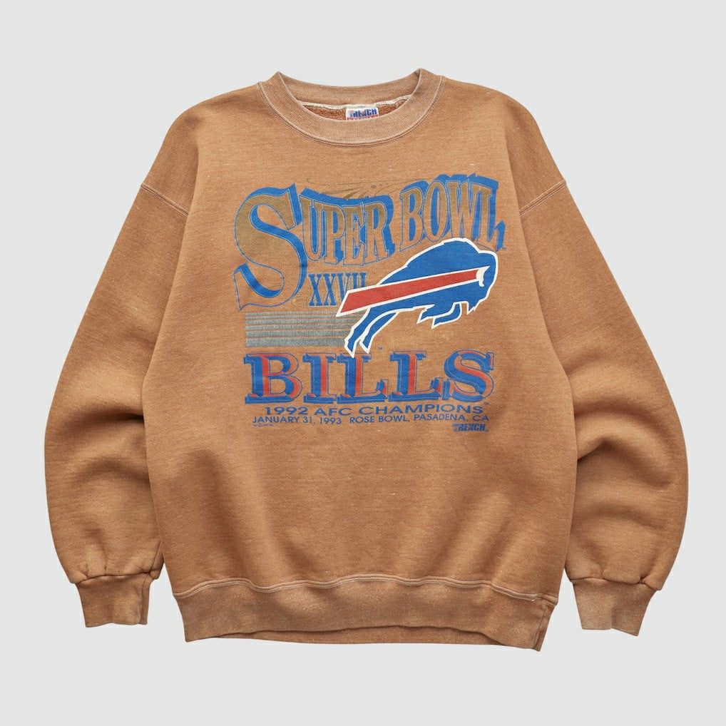 Super Bowl XXVII Trench 1992 Pullover Sweatshirt Clay Vintage - Fanatics