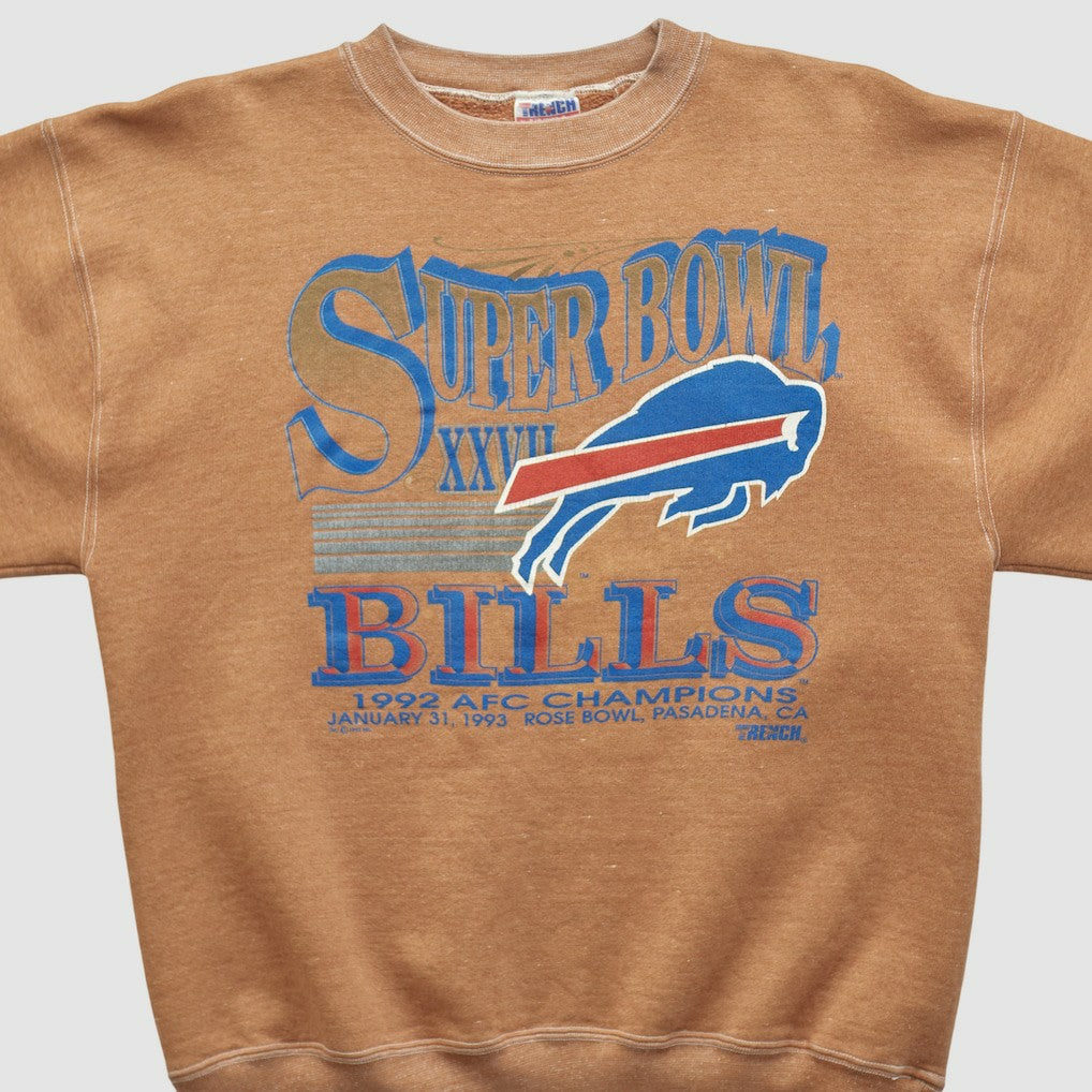 Super Bowl XXVII Trench 1992 Pullover Sweatshirt Clay Vintage - Fanatics