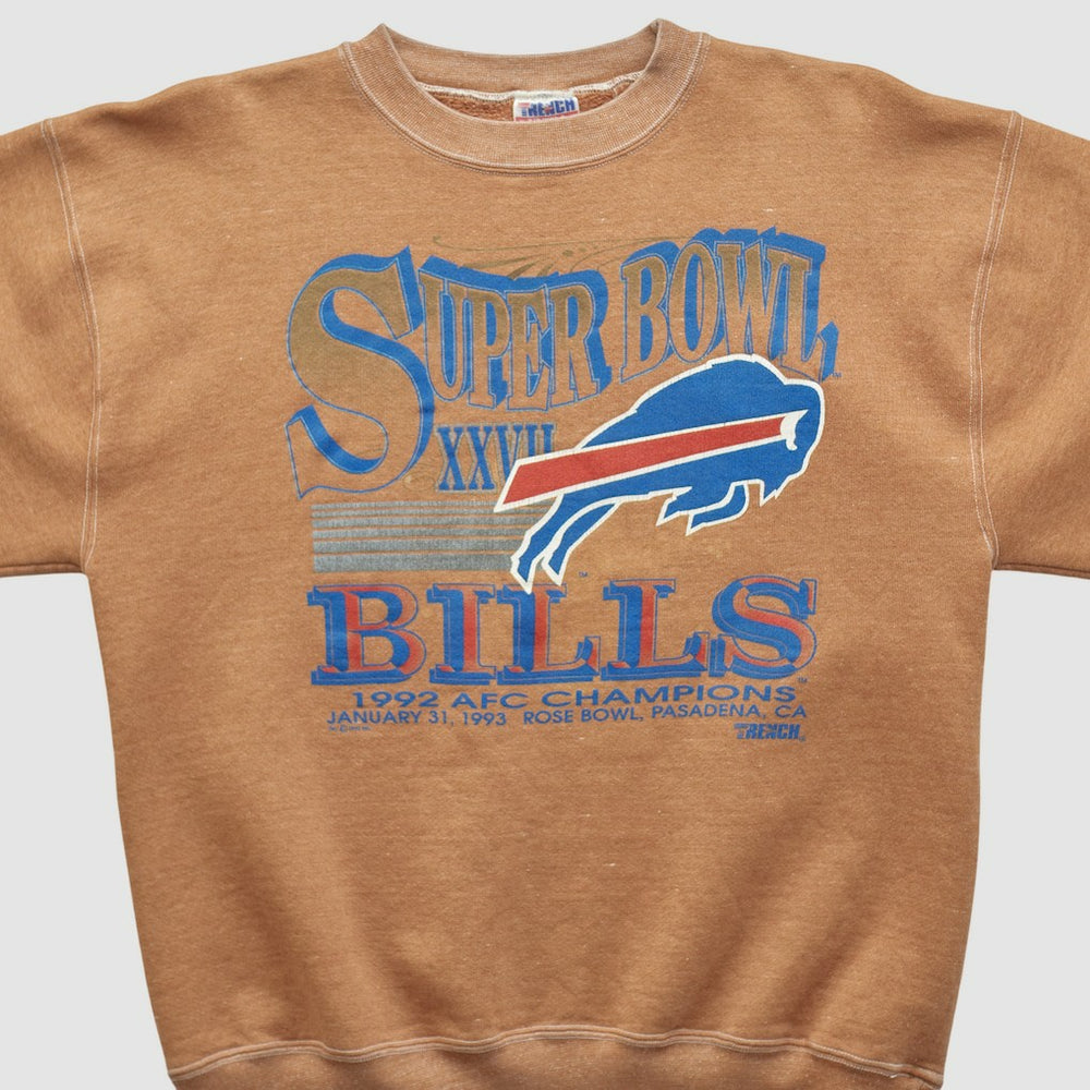 Super Bowl XXVII Trench 1992 Pullover Sweatshirt Clay Vintage - Fanatics