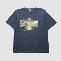 Pittsburgh Steelers Gildan 2009 T-shirt Black Vintage - Fanatics