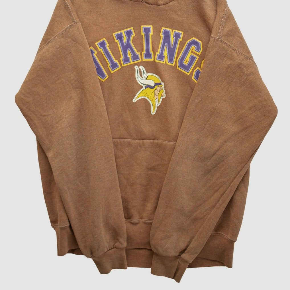 Minnesota Vikings Lee Apparel 2000s Hooded Pullover Sweatshirt Clay Vintage - Fanatics