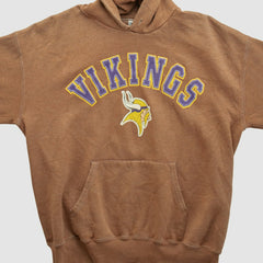 Minnesota Vikings Lee Apparel 2000s Hooded Pullover Sweatshirt Clay Vintage - Fanatics