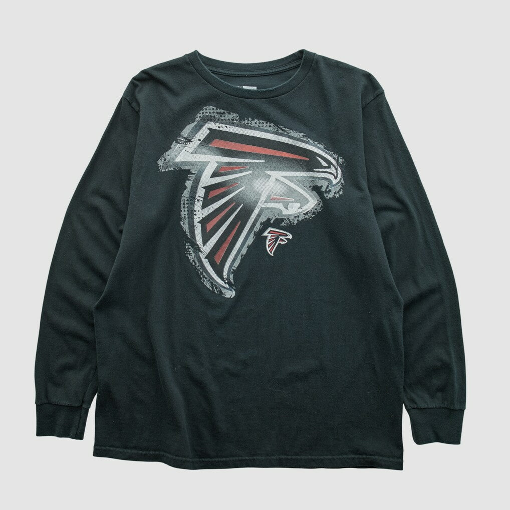 Atlanta Falcons NFL 2010s Long Sleeve T-shirt Black Vintage - Fanatics