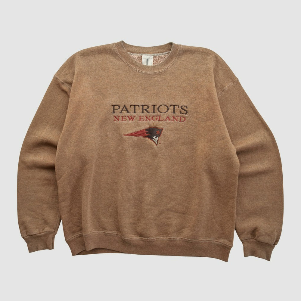 New England Patriots Jostens 90s Pullover Sweatshirt Clay Vintage - Fanatics
