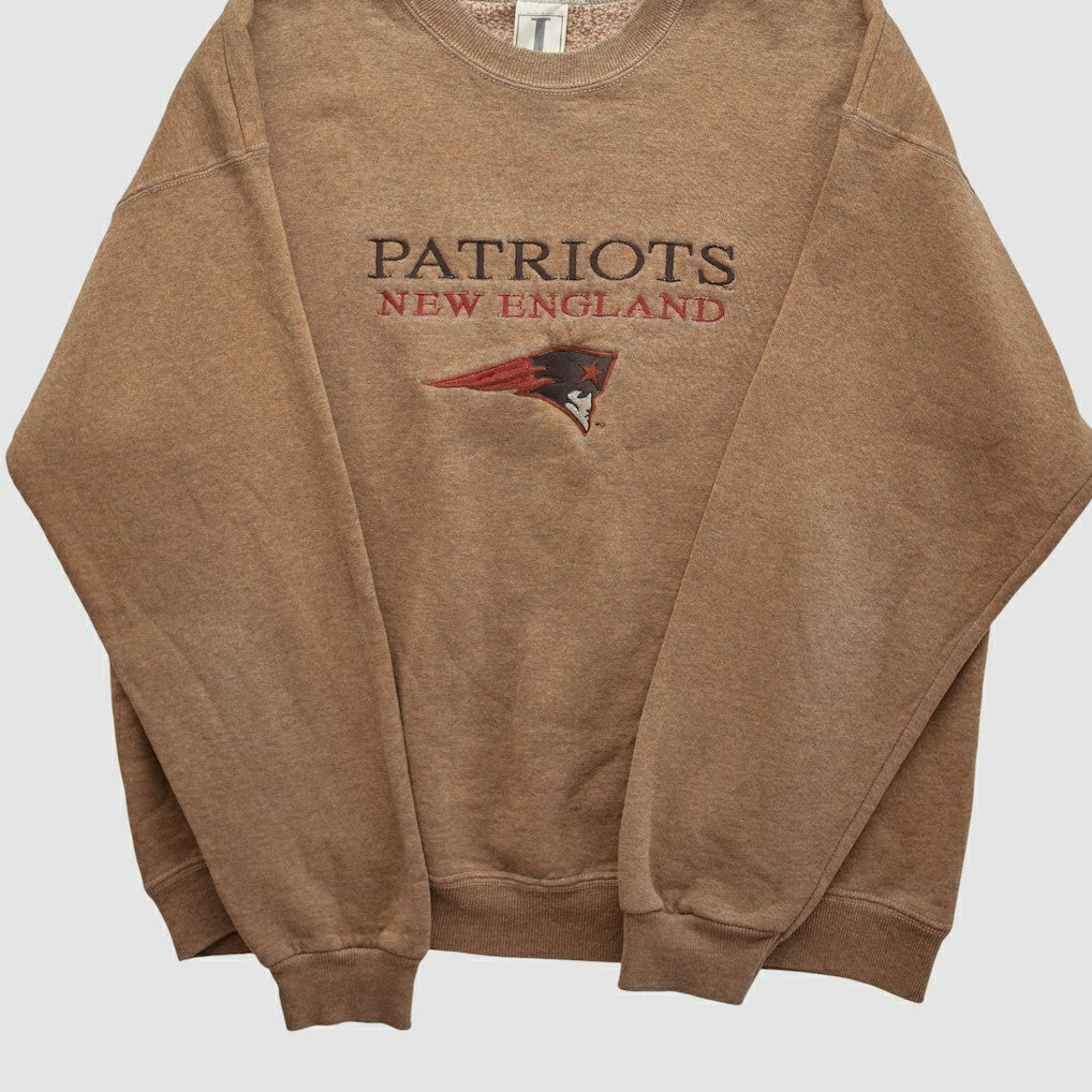 New England Patriots Jostens 90s Pullover Sweatshirt Clay Vintage - Fanatics