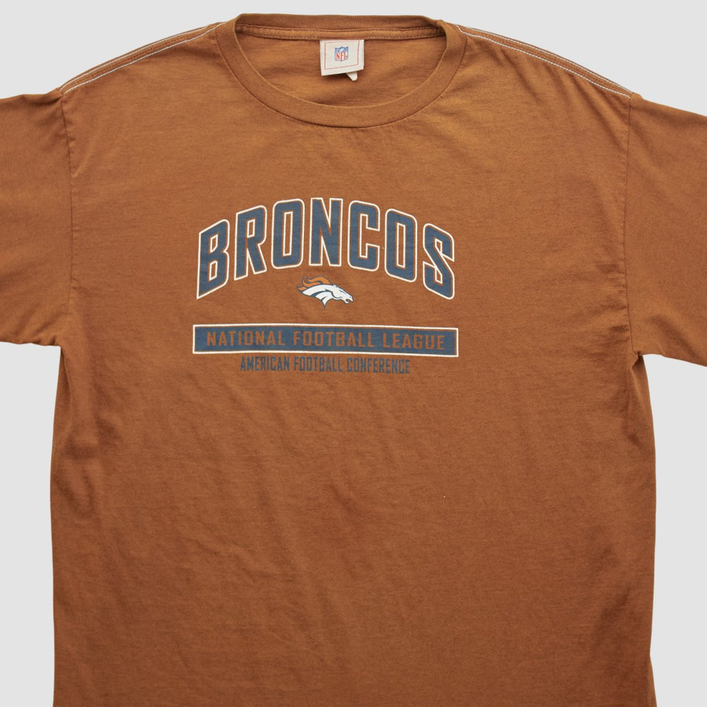 Denver Broncos NFL 2000s Long Sleeve T-shirt Clay Vintage - Fanatics
